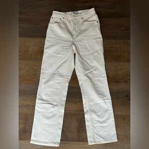 Abercrombie The Ankle Straight Ultra High Rise jeans